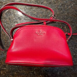 Kate Spade Red Leather Crossbody